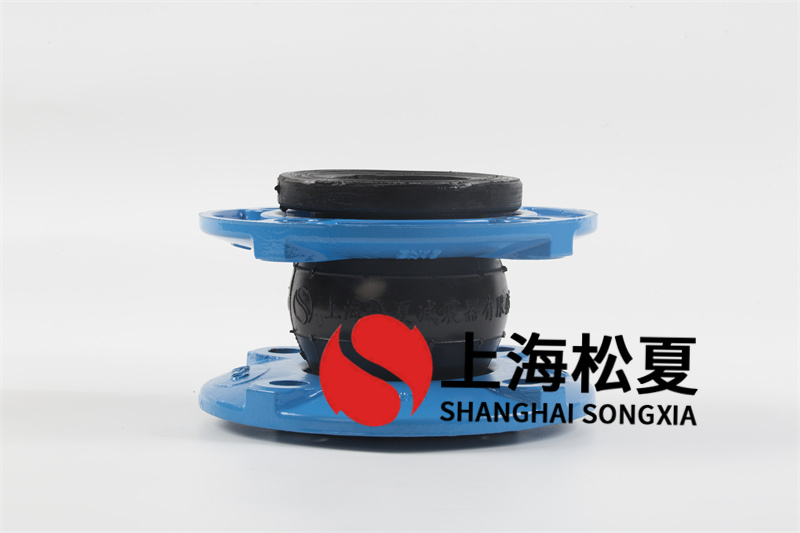 单法兰盘橡胶接头开展压力试验